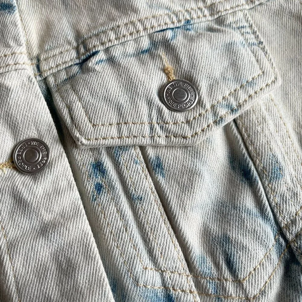 Free People dyed denim jacket S - Picture 4 of 11